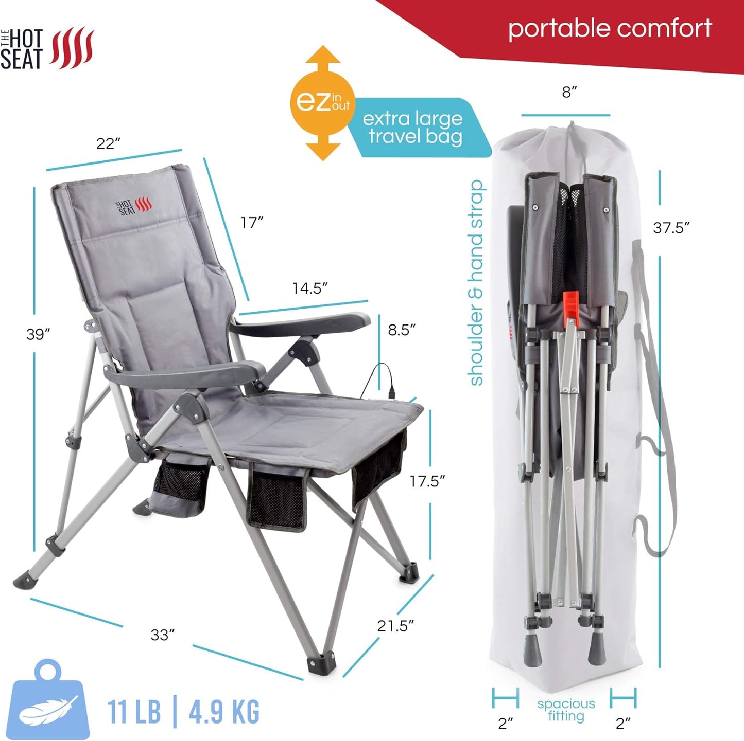 Heated Camping Chair