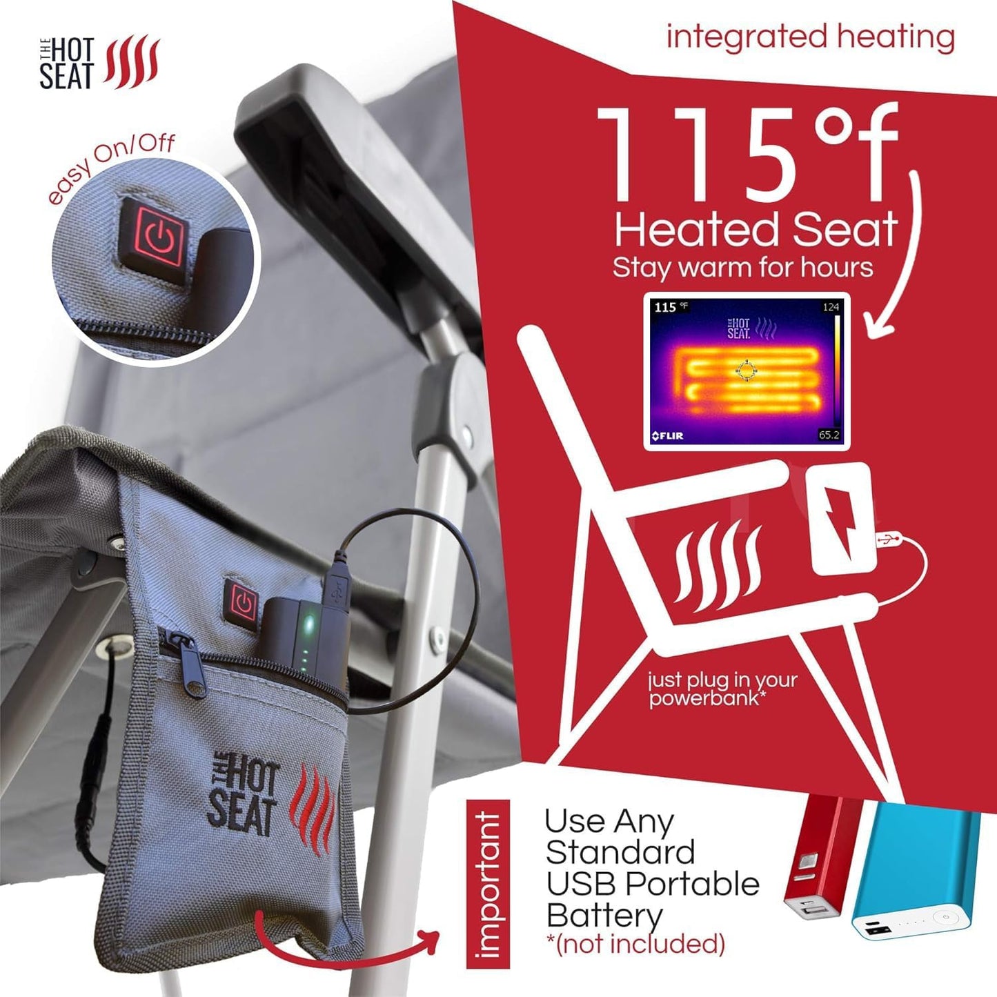 Heated Camping Chair