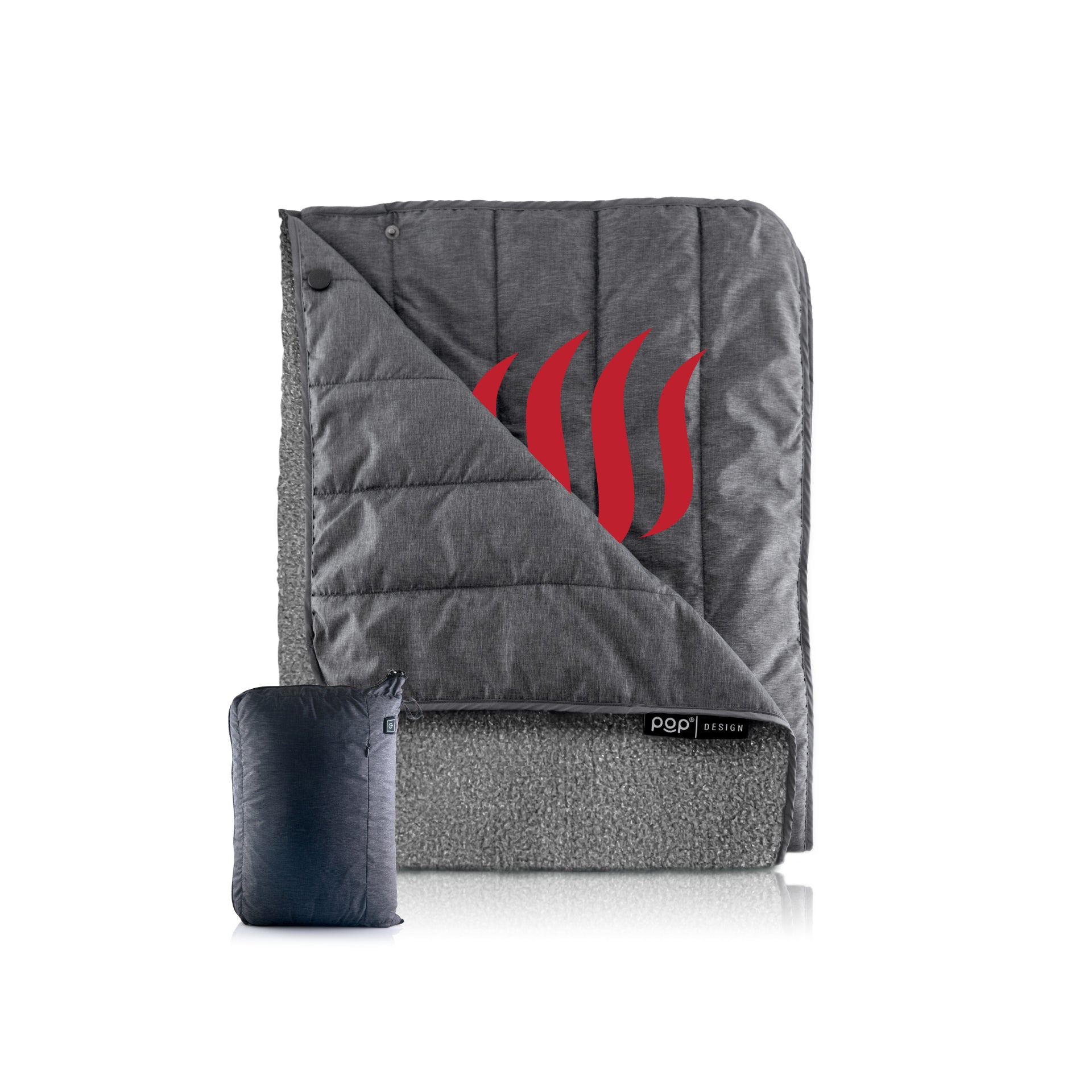 Portable USB Heated Fleece Throw Blanket The Hot Seat