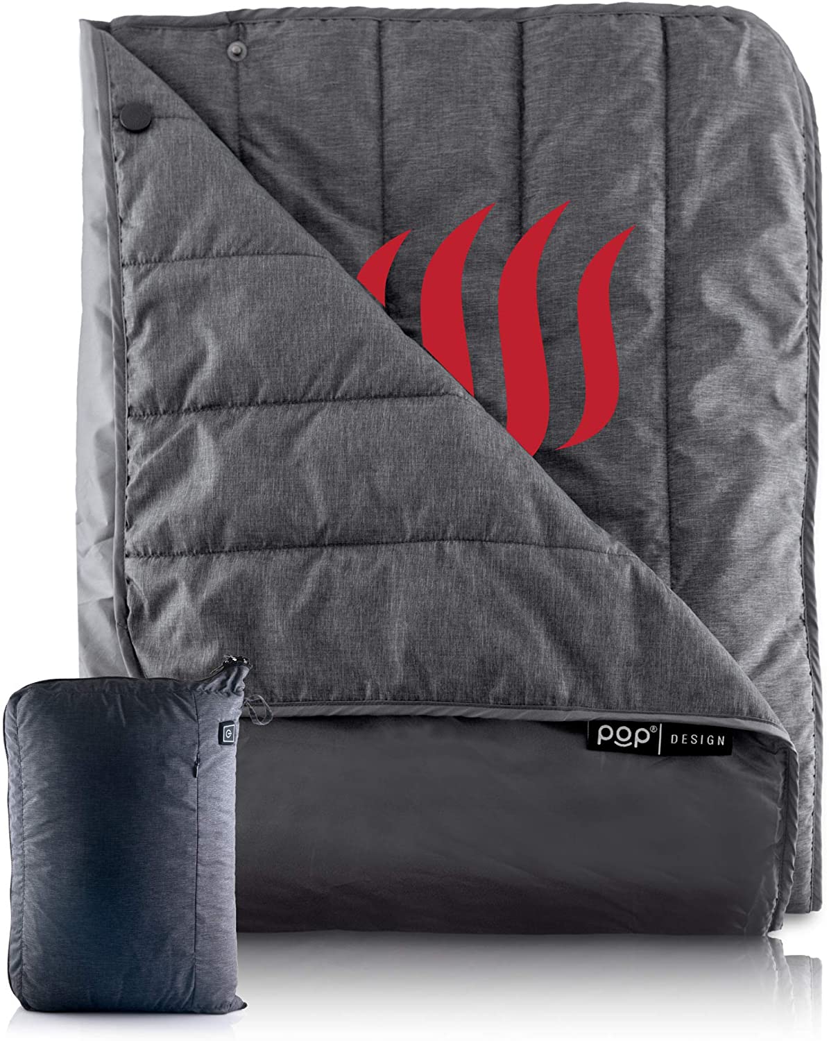 Portable USB Heated Fleece Throw Blanket